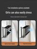 Refrigerator Side Shelf: Multi-Functional Cling Film & Paper Towel Holder, No-Drill Kitchen Storage Rack