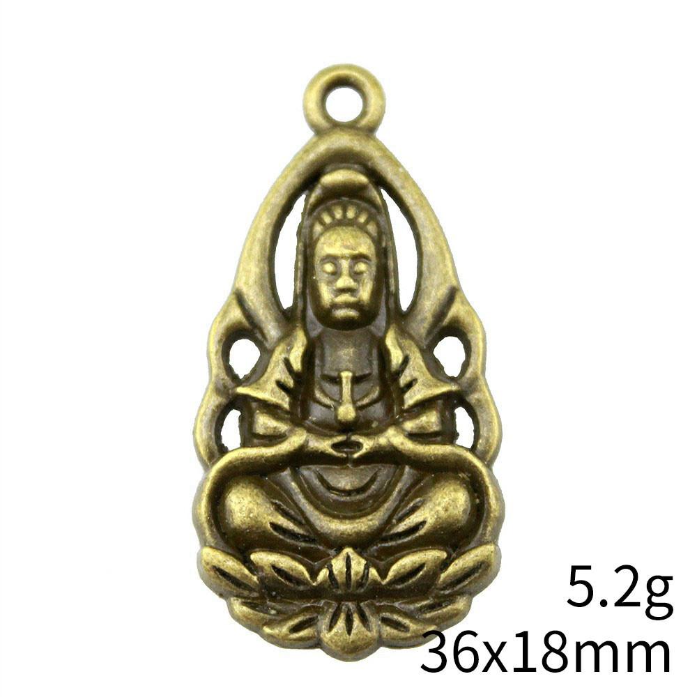 Thanksgiving Day Charms For Nails Buddha Statue Charms Pendant Home Garden Bracelet Pendant
