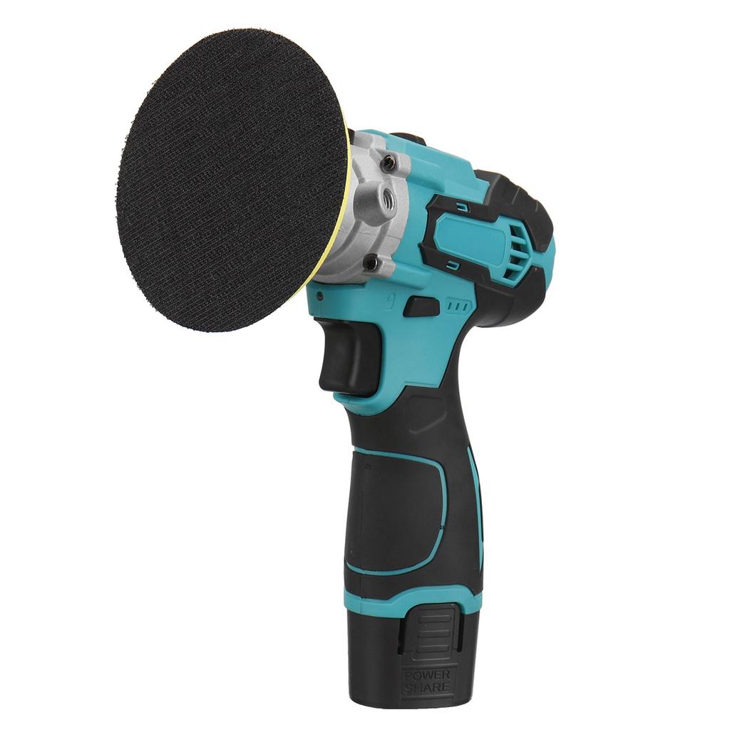 12V Portable Cordless Electric Car Polisher Machine Car Polishing Cleaner Adjustable 5 Speed Rechargeable