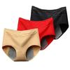 3 Pack Women's Lace Cotton Panties Soft Breathable Comfortable Underwear Daily Briefs