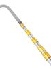 Outdoor Fishing and Fruit Picking Telescopic Pole with Net, Hook, and Sickle, Adjustable from 1.5 To 7 Meters.