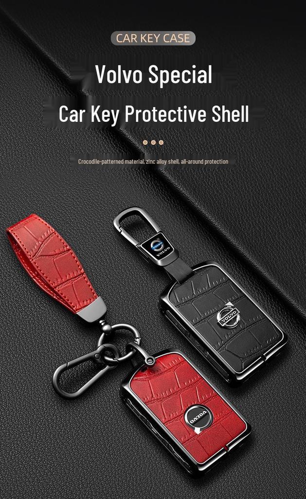 Volvo Key Protective Alloy Case for XC60, S90, S60, XC40, XC90, V60, V90 - Modified Shell with Buckle