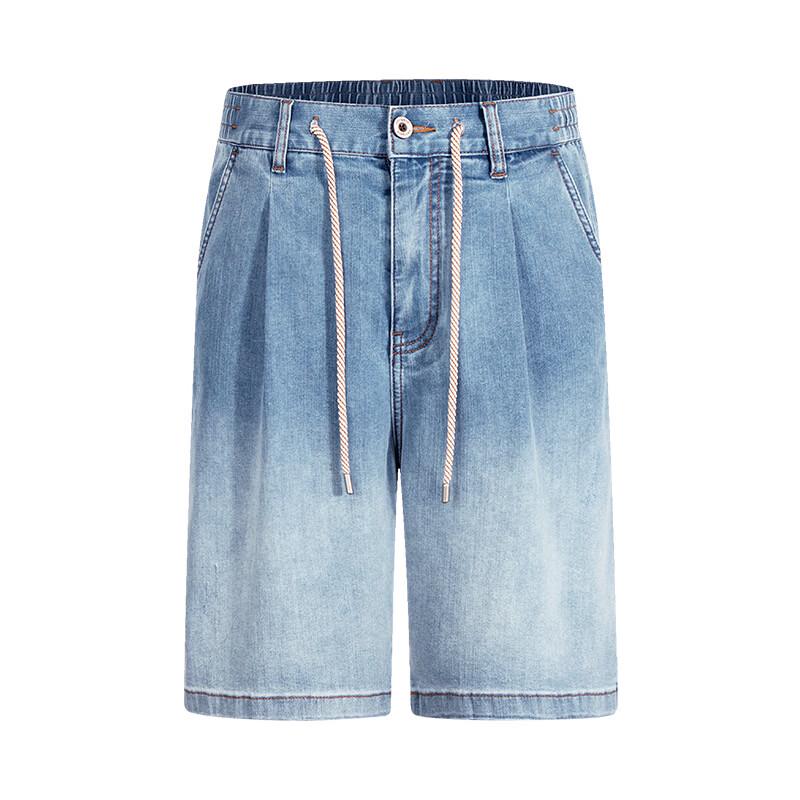 Navigare Men's Loose Fit Cooling Denim Shorts