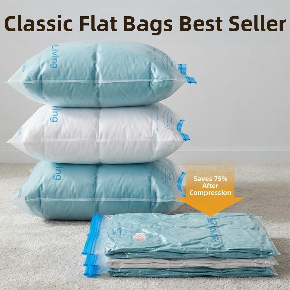 Large Capacity Vacuum Storage Bag Dust-proof Clothes Blankets Organizer  Travel Accessories