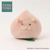 Nekonoba Fluffy Mochi Peach Cat Plush Keychain Cute Soft Bag Charm by KOZACLA