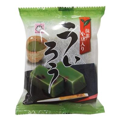 Yamaku Foods Uiroiro with Green Tea and Azuki Beans 100g Wagashi