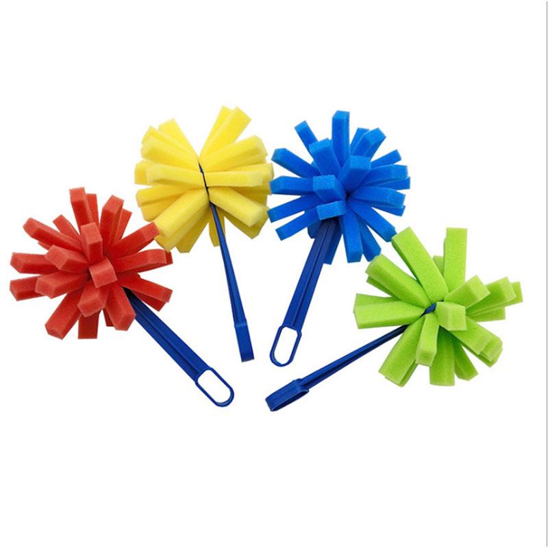 Children Drawing Sponge Brush Toys Art Craft Halloween Drawing Graffiti Tools Teaching Incentive Supplies Roller Seal Stamp TMZ