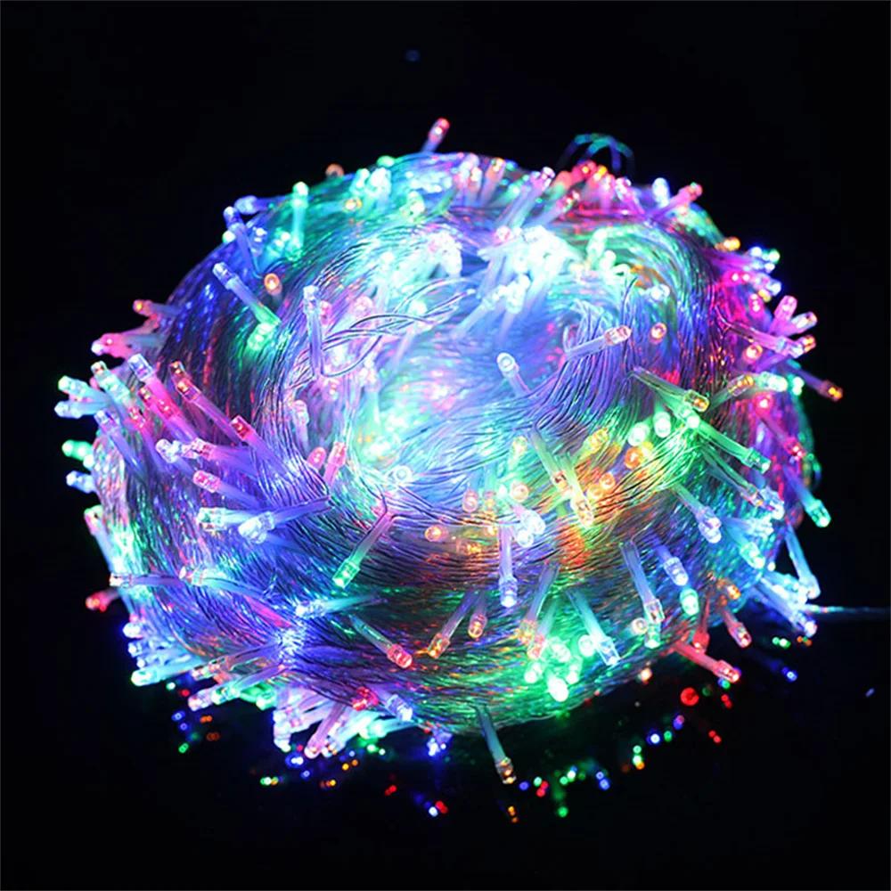 100M 200M 400M 500M Christmas String Light Outdoor 8 Modes Wedding Garlands Fairy Light for Home Garden Tree Party Decor