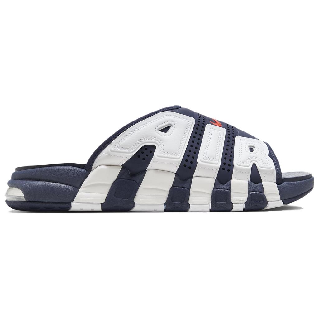 Nike Air More Uptempo Slide Olympic Men Sneakers Blue Midnight-Navy White FQ8699-400