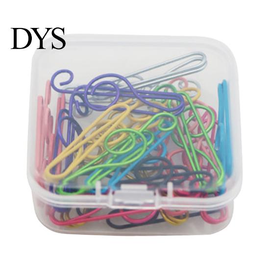 Colorful Metal Stationery Musical Note Paper Clips, Treble Clef Decorative Music Lover Fasteners, Creative Bookmarks for Office Documents School Notes