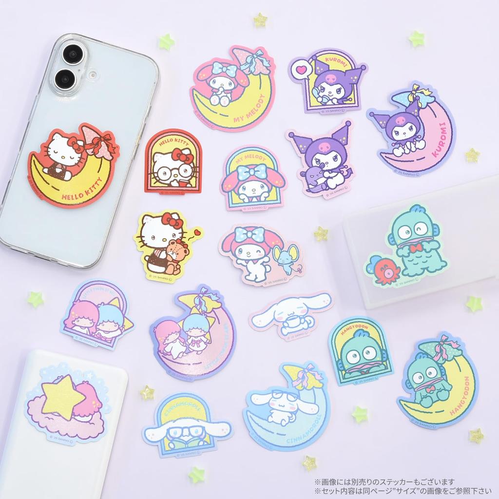 Gourmandies Sanrio Characters Mobile Sticker Kuromi Glow-in-the-Dark SANG-560KU