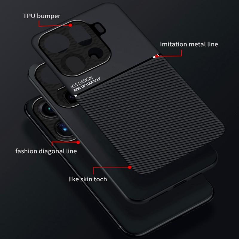 Rugged Non-Slip Case for OPPO Find X9 Pro Protective Cover Magnetic Suction Holder Coque Fundas Capa