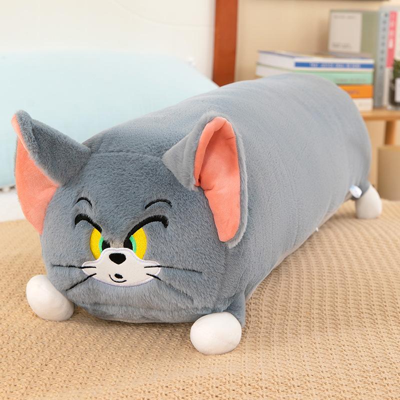 Cat and Mouse Throw Pillow Tom Jerry Plush Toy Doll Children Sleeping Doll Gift