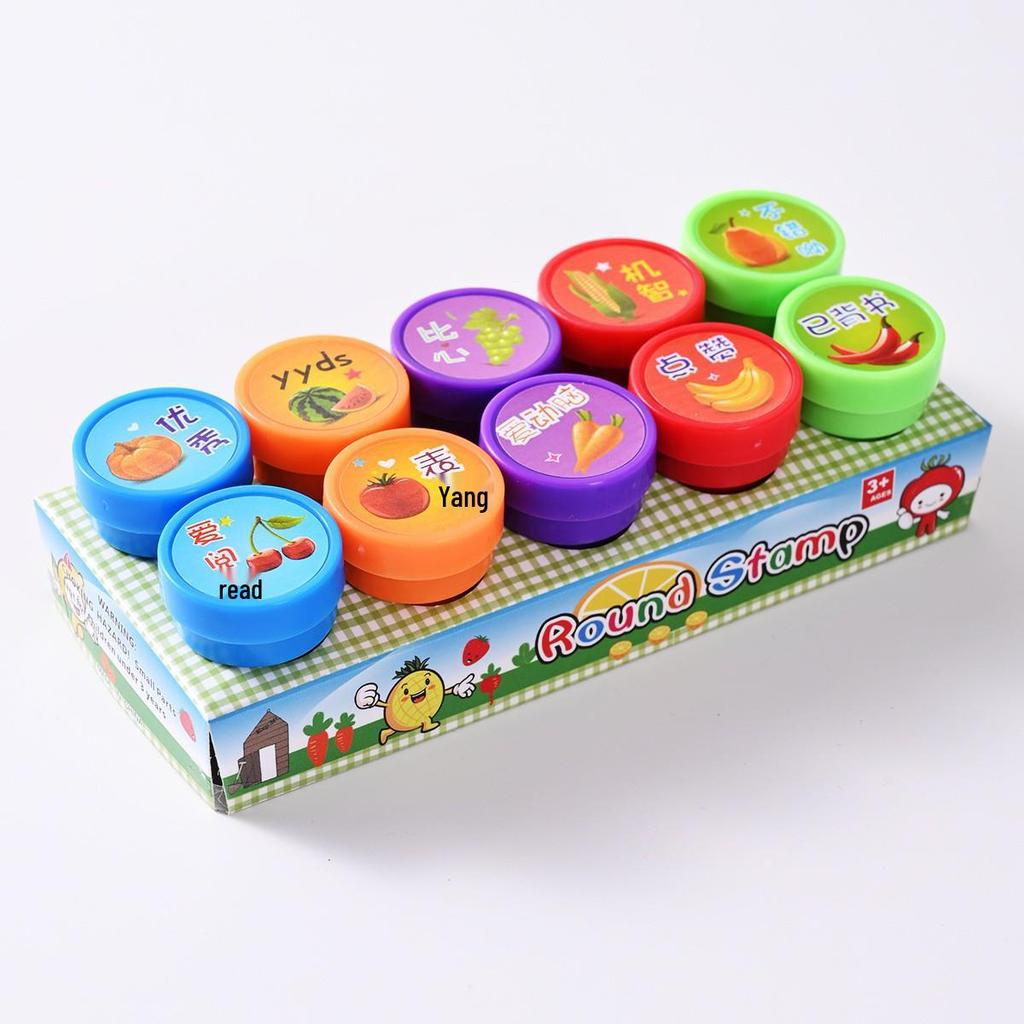 Children's Fun Animal Stamp Set: Valentine's Day & Christmas Edition