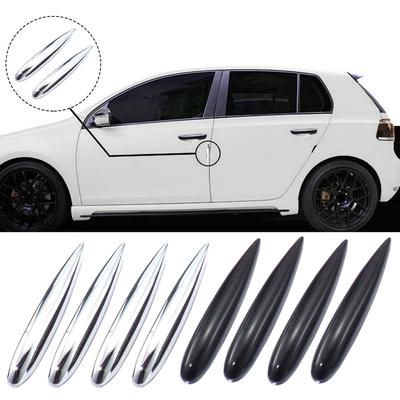 12Pcs Car Door Edge Guard Car Styling Mouldings Strip Car Bumper Protector Anti-Scratch Strip Corner Door Protector Moldings