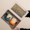 Jianshan Series Couple Cup, A Pair Of High-End Company And Enterprise Souvenirs, Ceramic Office Water Cup With Lid