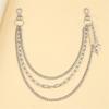 Hiphop Street Skirt Decoration Belt Luxury Women Metal Belt Hollows Out Belt for Enhancing Everyday and Event Outfits