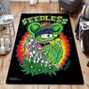 RF Funny R-Rat Fink Cartoon Motorcycle Sign Carpet Rug for Living Room Bedroom Home Sofa Decoration,Area Rug Non-slip Floor Mat