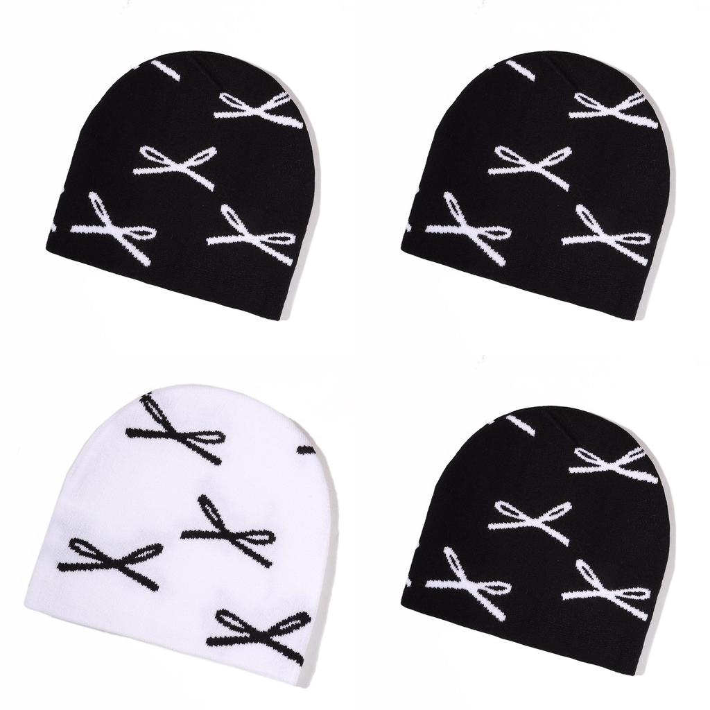 Acrylic Knitted Beanie With Round Top And No Brim For Street Style And Warmth