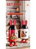 2026 Cute Rabbit Ear Trash Can - Large Capacity with Lid, High-End Design for Home & Living Room