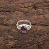 Amethyst Stone 925 Silver Eternity Statement Artisan Sisters Gift Ring Jewelry RR-46-12