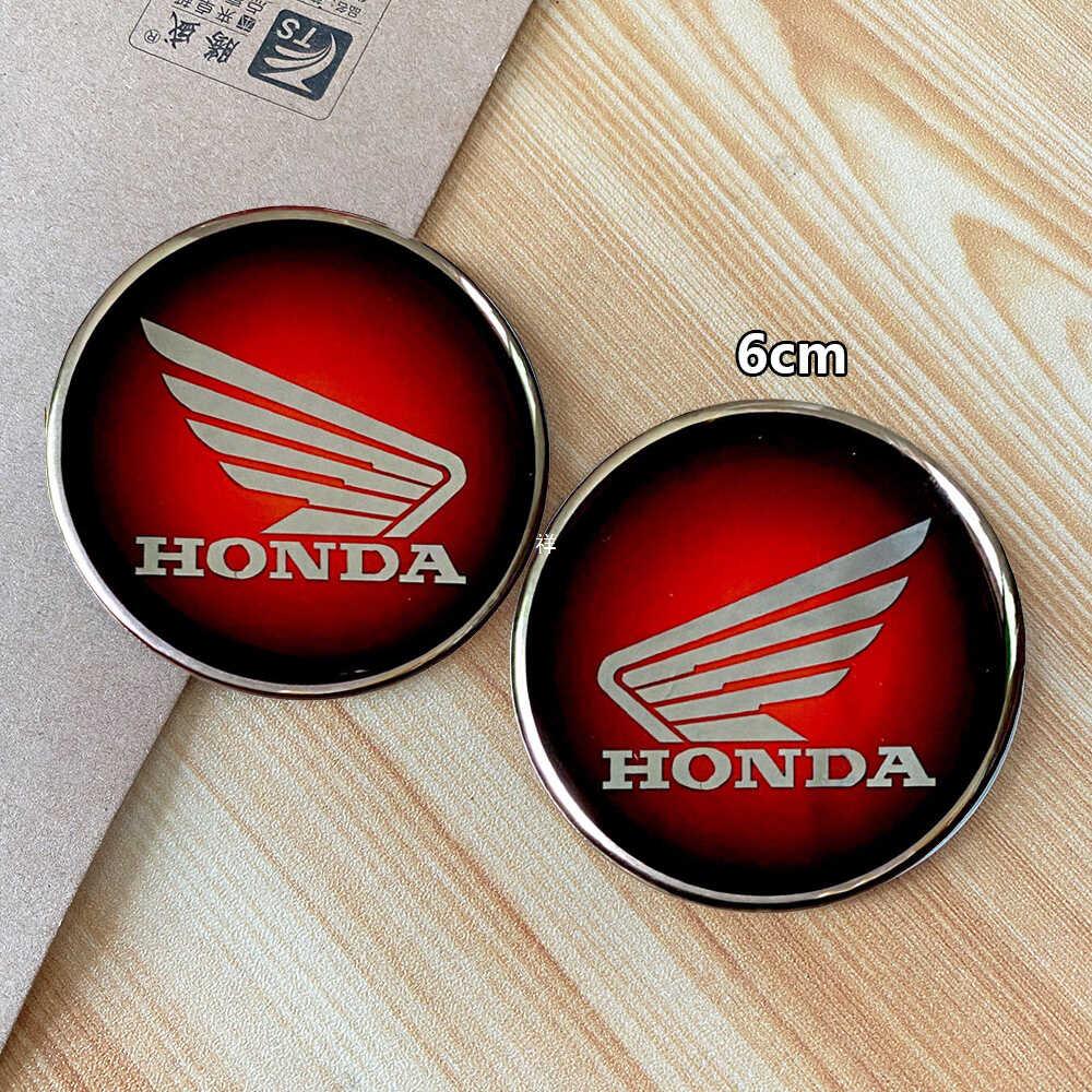 Autocollant Métal Logo Gravé au Laser Réservoir de Carburant Moto Honda
