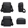 WEIXIER Men's Crossbody Sling Bag Summer , Casual Vertical Versatile Multi-layer Waterproof Shoulder Bag Waist Pack for Commute