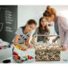 Sewing Large Floral Tool Sewing Retro Modern Sewing Pincushion Small Item D&D Box, Capacity, Print, Box, Tools, Storage, Two-Tier Storage,