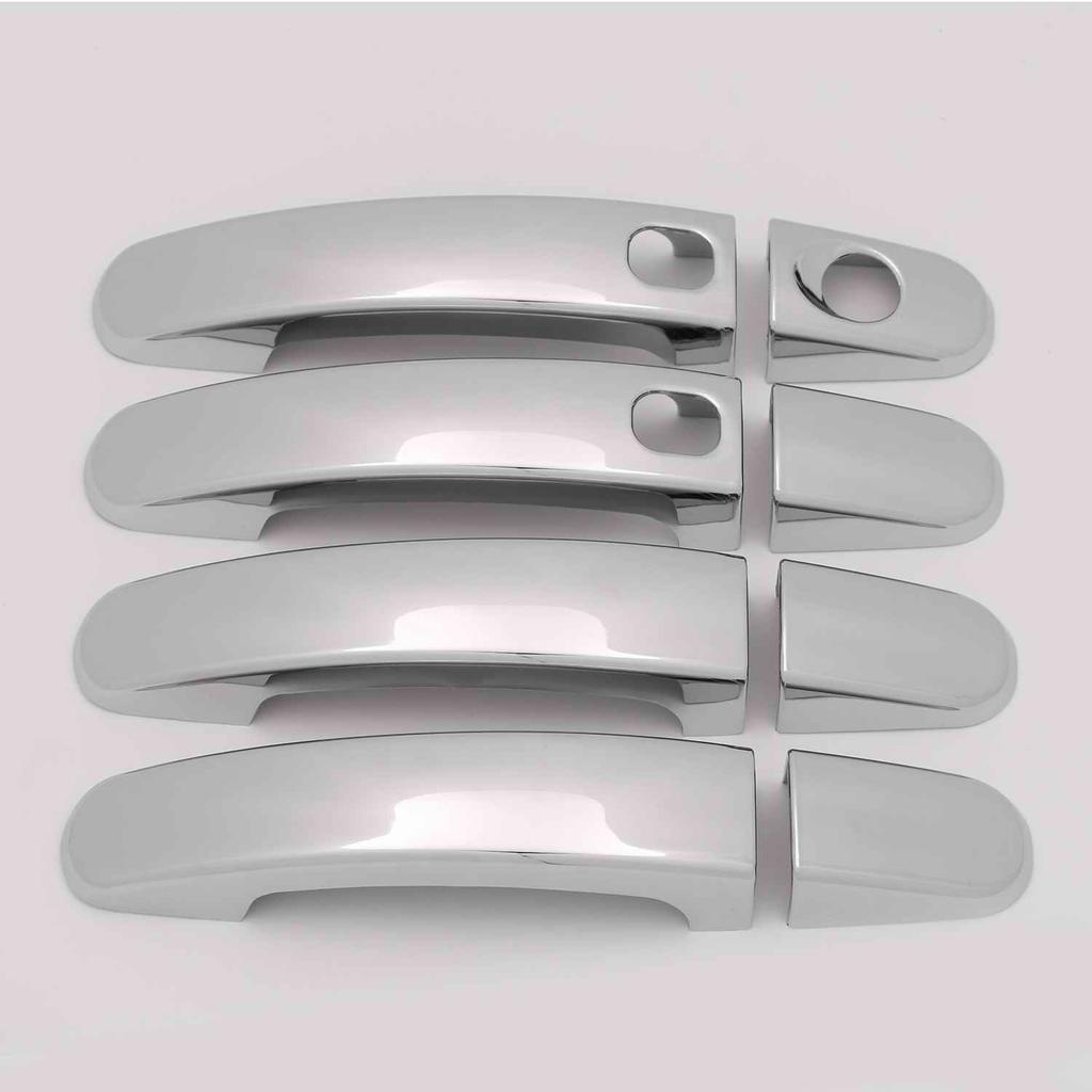 For Ford Focus 2012 2013 2014 2015 2016 2017 2018 ABS Chrome Glossy Black Sticker Car Door Handle Cover Trim Styling Accessories