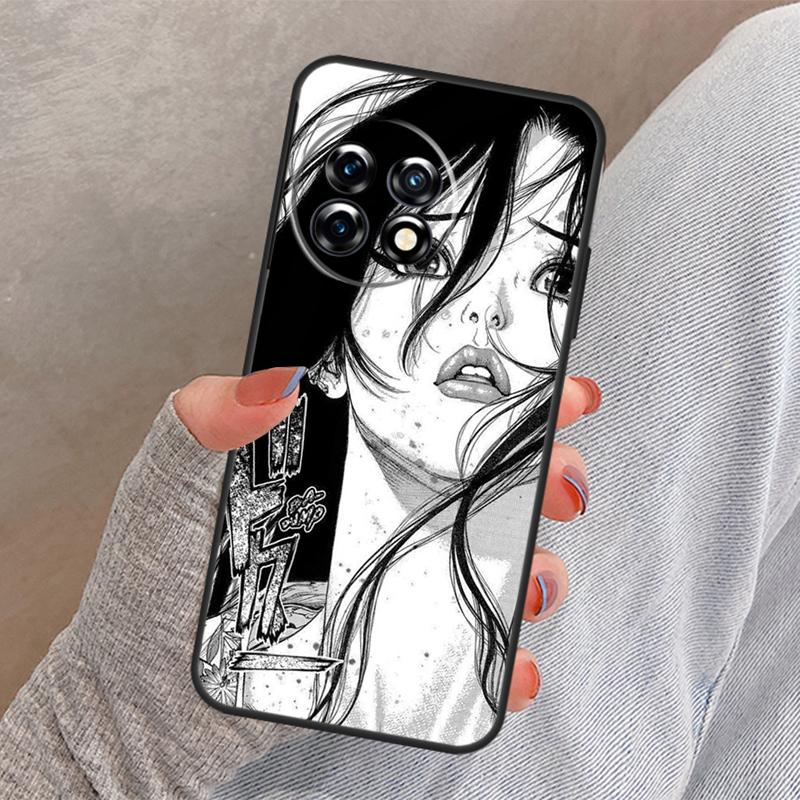 Horror Manga Style Cover For OnePlus 12 12R 13 13R 11 10 Pro 8T 10T OnePlus Nord 4 CE 3 2 Lite N30 N20 N10 Case