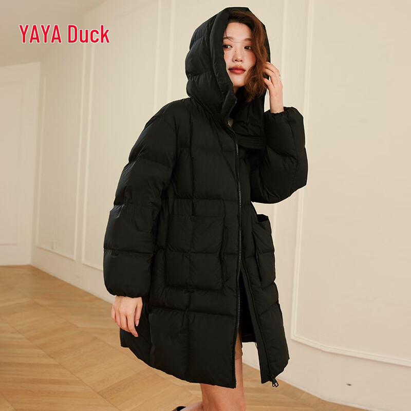 Yaya Women's Winter Loose Mid-Length Down Jacket