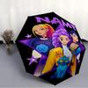 Personalized Name K-KPop Demon Hunters Print Umbrella - Automatic Open/Close, Eight-Rib Durable Frame, Automatic Folding Umbrella
