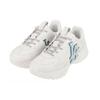 New MLB Big Ball Chunky La Anti Slip And Wear Resistant Lightweight Low Top Chunky Sneakers Unisex White Blue 32SHCD111-07I