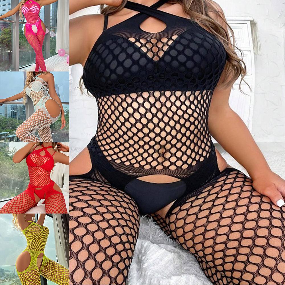 All Seasons Erotic Sleepwear Sexy Lingerie Women Bodysuit Moderate Elasticity