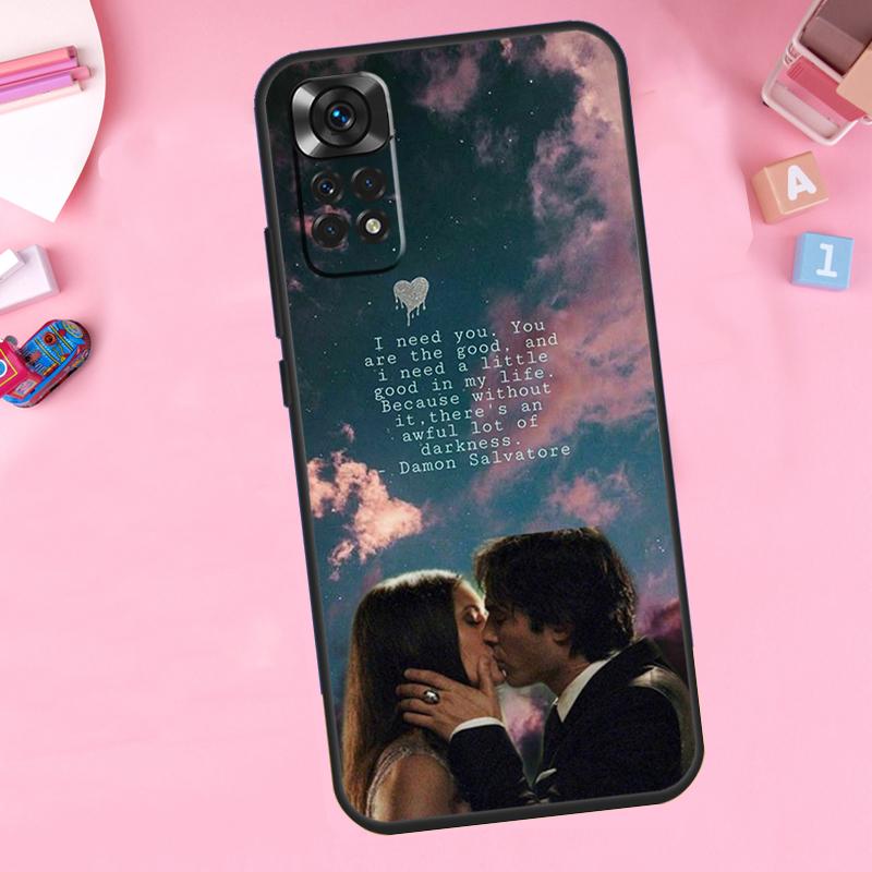 Vampire Diaries Damon Salvatore For Xiaomi Redmi Note 13 14 9 10 11 12 15 Pro Plus Phone Case For Redmi 15 C 14C 10C 12C 13C