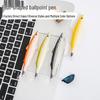 Fish-Shaped 0.7mm Ballpoint Pen for Kids - Portable Continuous Ink Pen for Office and School Use