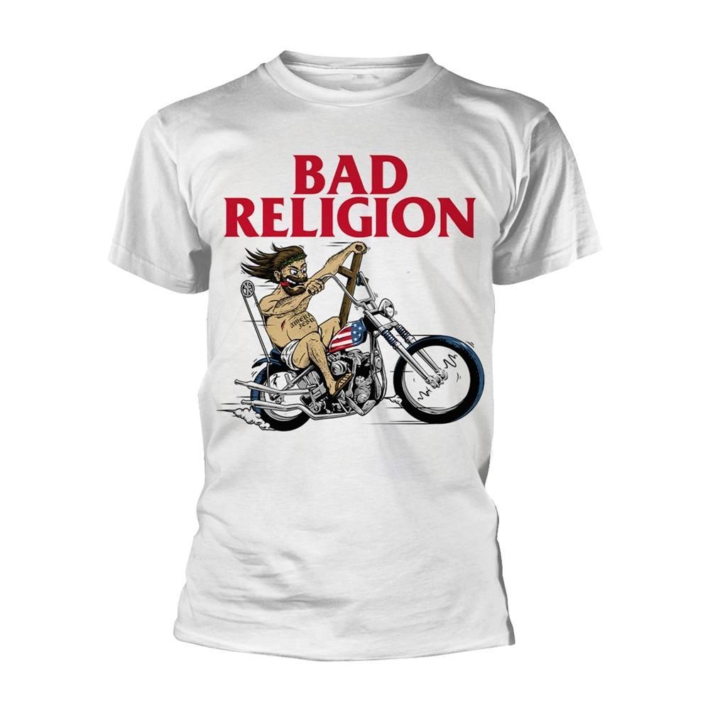BAD RELIGION - AMERICAN JESUS WHITE T-Shirt Small XXL