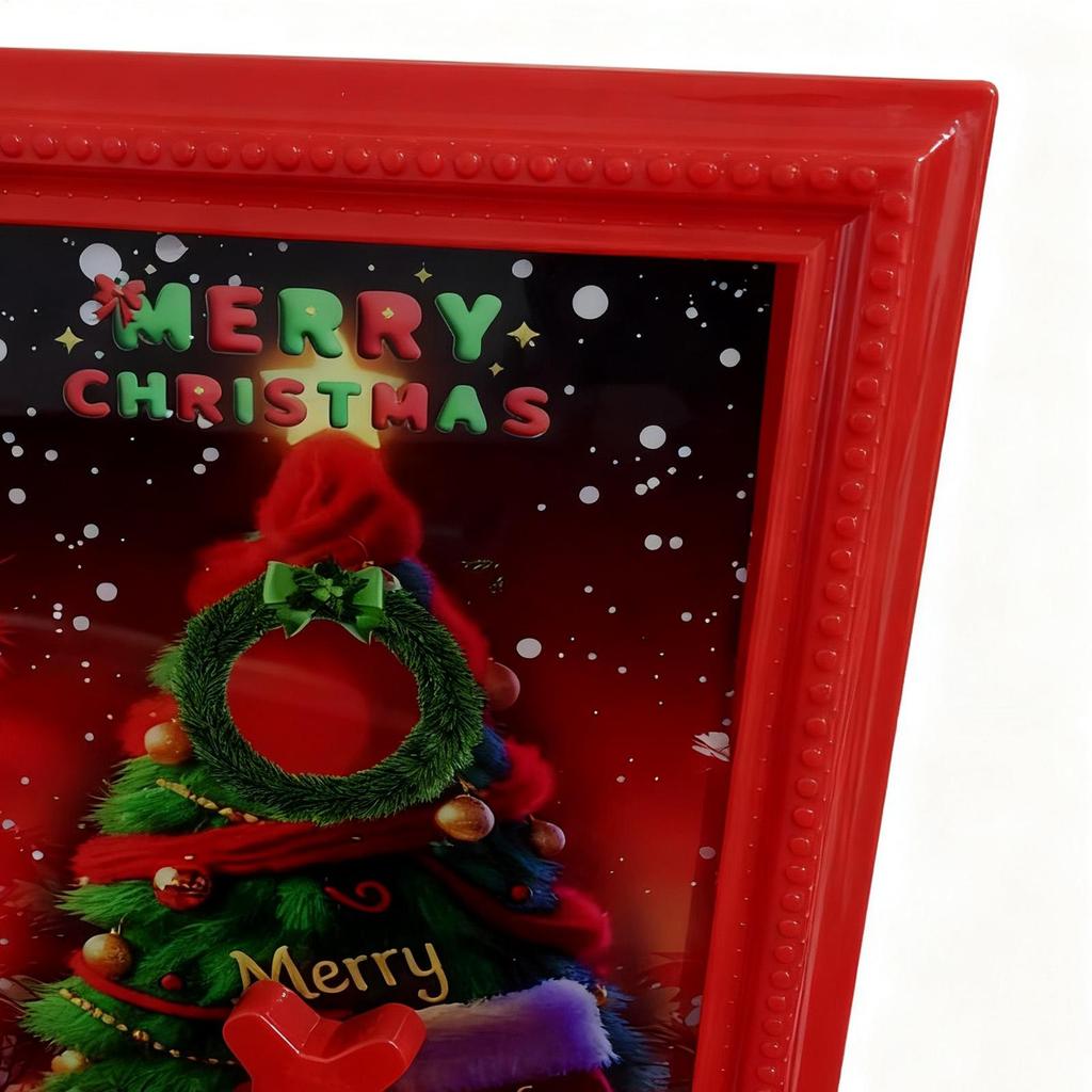 Photo Frame Candy Dispenser Christmas Organizer Home Decor Picture Hangable Candy Frame For Vending Bean Cereal Home Decor