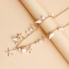 Bohemian Women's shell Bracelet Necklace Body Jewelry Shell Starfish Bodychain  Beach Accessories