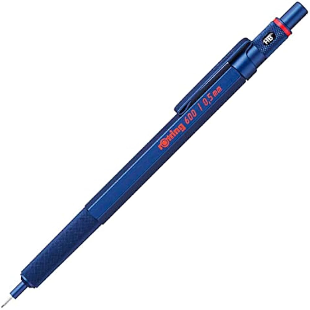Rotring Mechanical Pencil Iron Blue 600 2114266 0.5mm RoTring Mechanical Pencil Premium Writing I...