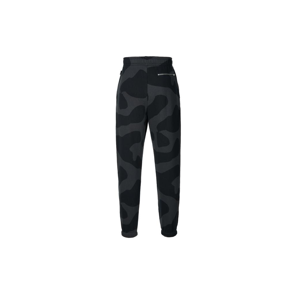 Jordan Air Wordmark Series Fashion Versatile Comfortable Camouflage Knit Sports Pants Men Bottoms Gray Black HF0044-045