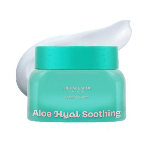 THE FACE SHOP Aloe Hyaluronic Acid Soothing Moisture Cream Hydrating Face Cream 300ml