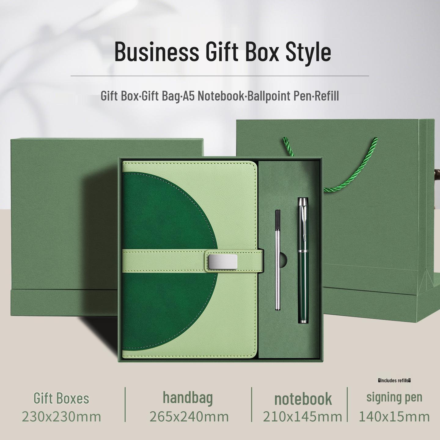 Luxury Notebook & Thermos Gift Set with Custom Logo for Business Meetings