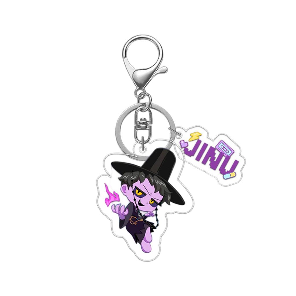 Acrylic Keychain Pendant Student School Bag Cute Decoration Small Gift