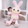 Plush Toy Colorful Rabbit Doll Cute Little White Rabbit Doll Throw Pillow Doll Give Girlfriend Birthday Gift Girl