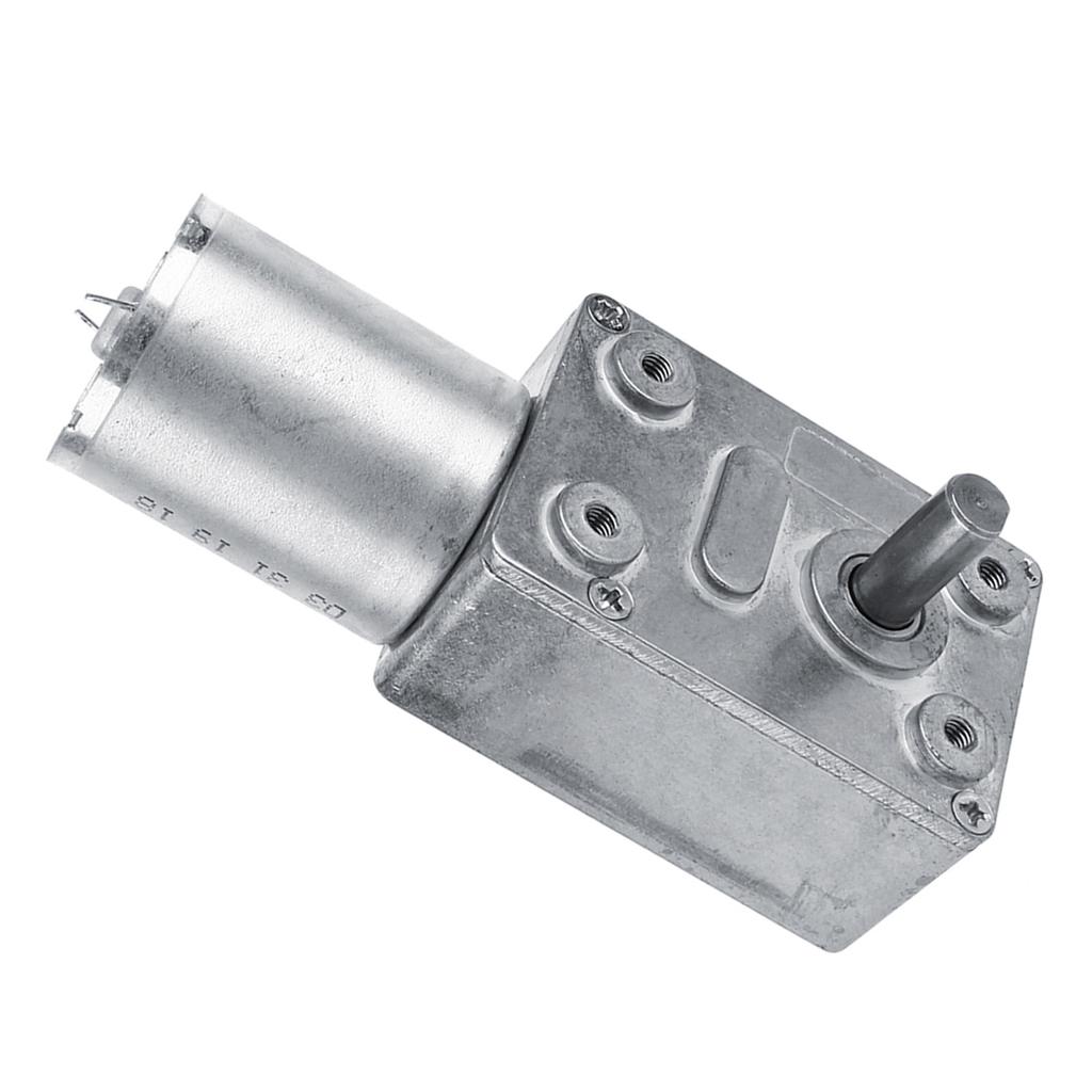 DC 12V Reduction Motor 2RPM Reversible High Turbocharger Worm Geared Motor