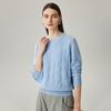Zhaojun Women's 2025 A/W Thick 100% Cashmere Round Neck Knit Sweater