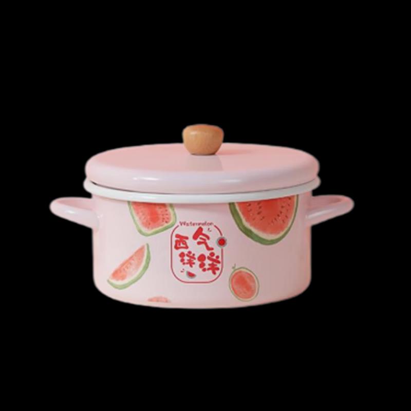 Эмалированная суповая кастрюля COOKER KING Серия Фрукты