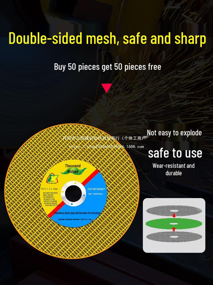 100/125mm Angle Grinder Cutting & Grinding Disc for Metal, Saw Blade, Polishing Sheet