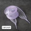 Fishtail Organza Ribbon Shoelaces, Transparent Sheer Bow Shoelaces, Elegant Replacement Laces for Sneakers, Casual Shoes